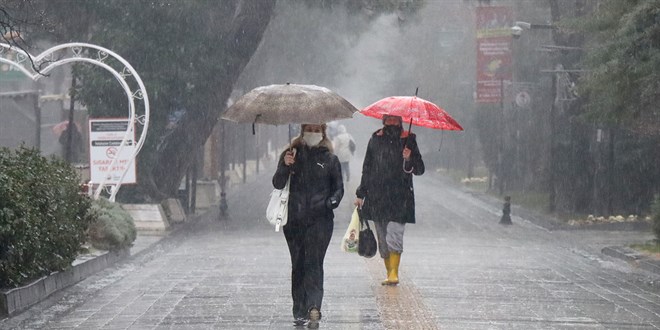 Ege için kuvvetli sağanak uyarısı