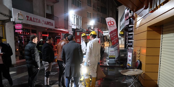 Dershane bulunan binada çıkan yangında 1 öğretmen öldü