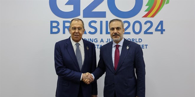 Bakan Fidan, Rus mevkidaşı Lavrov ile görüştü
