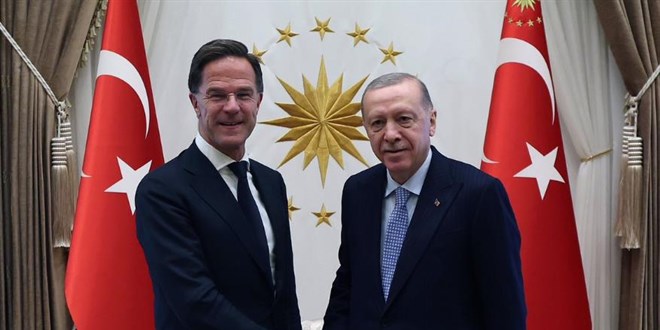 Cumhurbaşkanı Erdoğan, NATO Genel Sekreteri Rutte'yi kabul etti