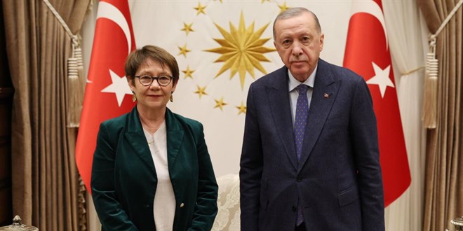 Erdoğan, Avrupa İmar ve Kalkınma Bankası Başkanı Basso'yu kabul etti
