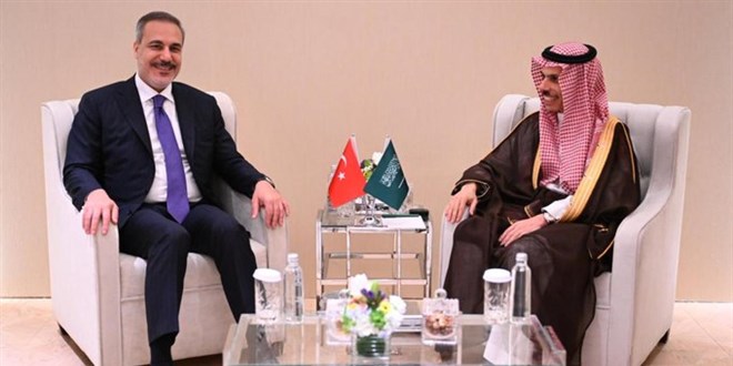Bakan Fidan Suudi Arabistan Dışişleri Bakanı ile görüştü