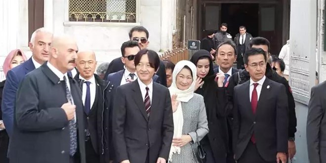 Japonya Veliaht Prens ve Prensesi, Ayasofya Camii'ni ziyaret etti