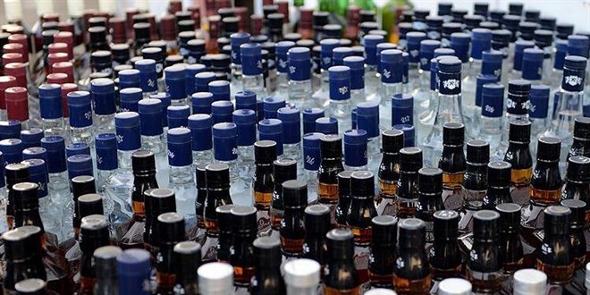 Yalova'da 70 litre sahte alkol ele geçirildi