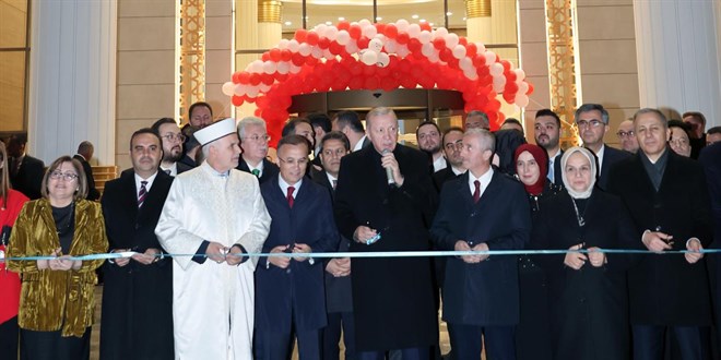 Cumhurbaşkanı Erdoğan, Gaziantep Şahinbey Millet Kütüphanesi'nin açılışını yaptı