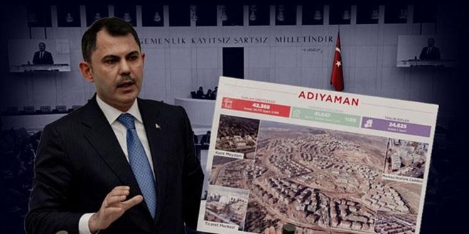 Deprem konutları yıl sonu itibarıyla yüzde 45'i teslim edilecek