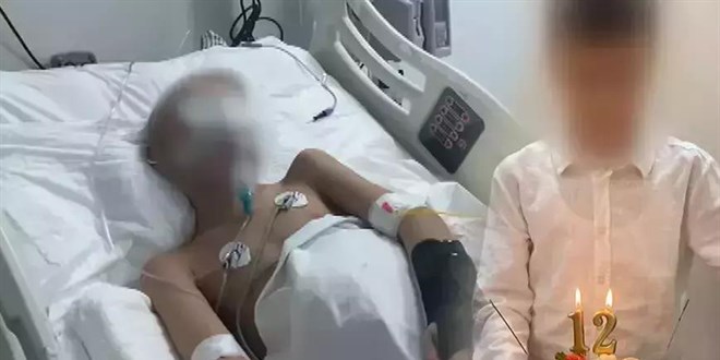 12 yaşındaki Erdem okul bahçesinde düşüp beyin kanaması geçirdi