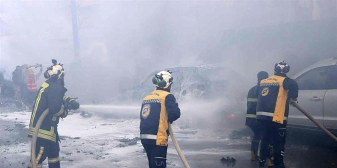 M�nbi�'te PKK/YPG'den bomba y�kl� ara�la sald�r�: 2 �l�, 4 yaral�