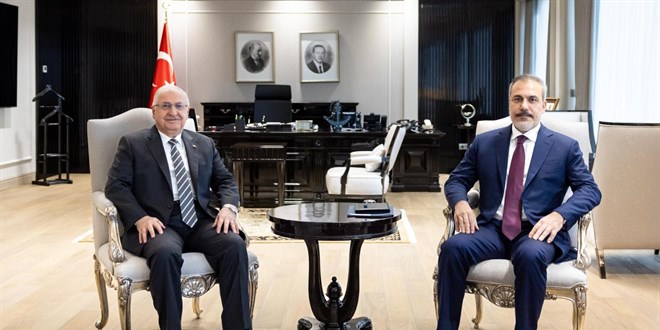 Bakan G�ler, D��i�leri Bakan� Fidan'la g�r��t�