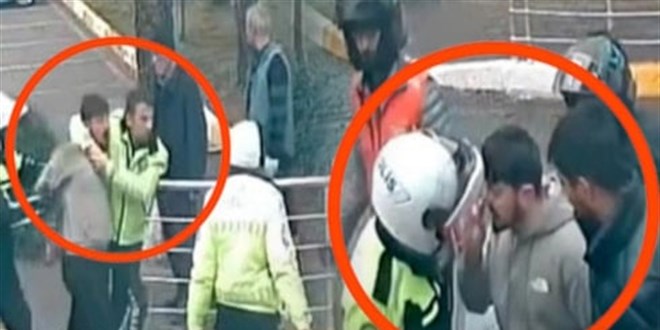 Denetimden kaçtılar: Polise saldırıp burnunu kırdılar