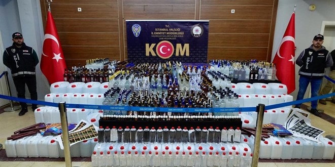 Son 20 günde 17 ton kaçak alkol ele geçirildi