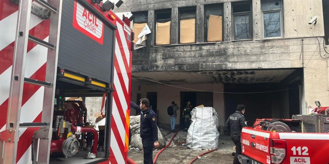 Ankara'da atık deposunda yangın