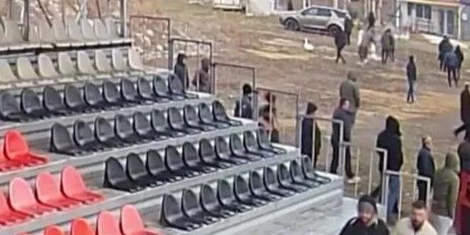 Kaz dövüştürenler spor için gelen savcıya yakalandı