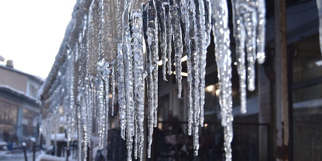 Meteorolojiden buzlanma uyar�s� (harital�)