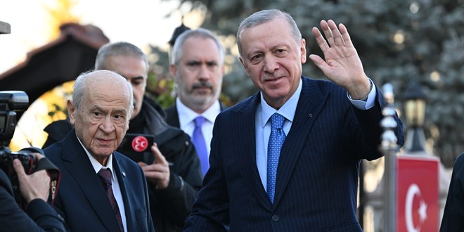 Cumhurbaşkanı Erdoğan, Bahçeli ile görüştü