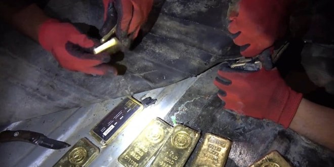 'Zuladan' 277 kilogram altın çıktı