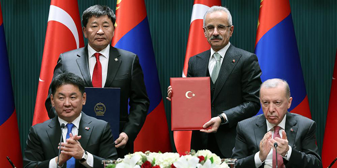 Türkiye ve Moğolistan arasında 10 anlaşma imzalandı