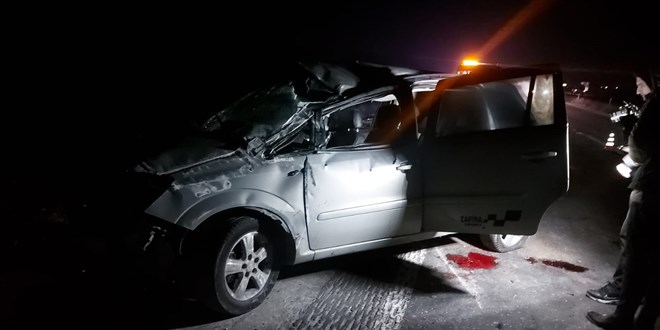 Tekirda�'da devrilen otomobilin s�r�c�s� �ld�