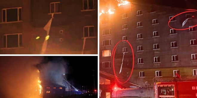 Bolu'da can pazarı! Çarşaflarla kurtulmaya çalıştılar