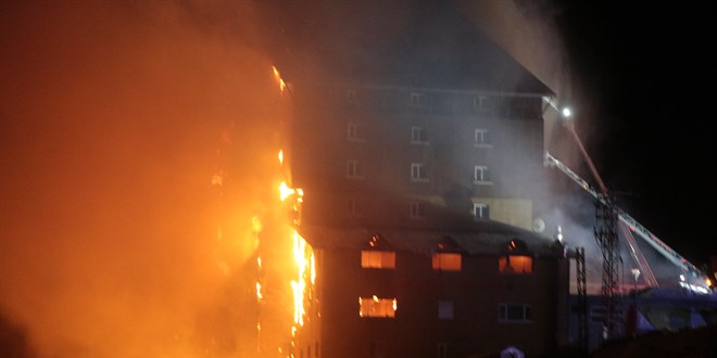 Kartalkaya'daki otel yangınında ölü sayısı 76'ya yükseldi
