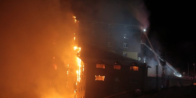 Bolu Kartalkaya'da otel yang�n�: ��k�� nedeni belli oldu