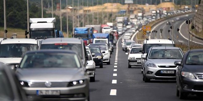 Trafiğe kayıtlı araç sayısı 2024'te yüzde 13,5 arttı