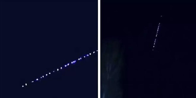 Starlink uyduları Bitlis gökyüzünde görüntülendi