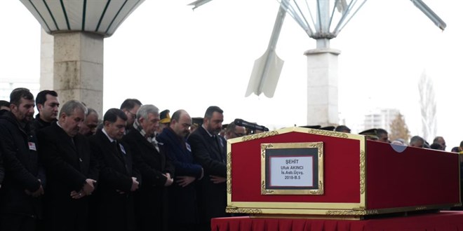 Şehit Astsubay Ufuk Akıncı son yolculuğuna uğurlandı