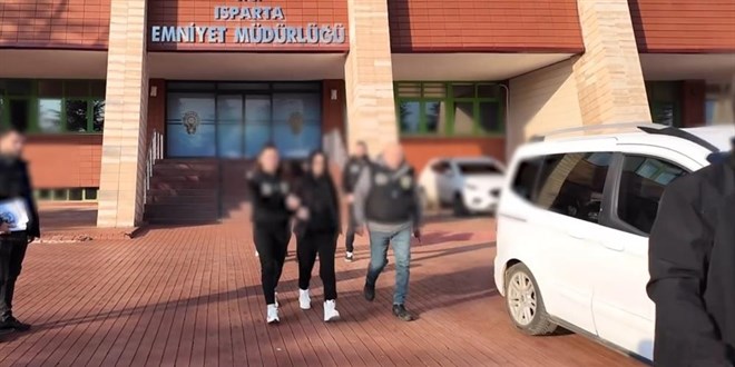 Isparta'da şantaj operasyonu: 2 tutuklama
