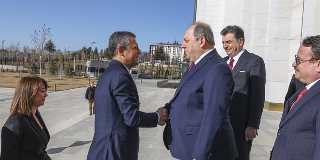CHP Genel Başkanı Özel, Yargıtay Başkanı Kerkez'i ziyaret etti
