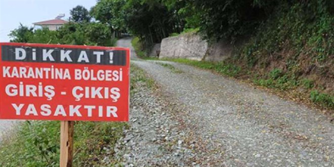 114 hayvanın öldüğü ilçe 30 gün karantinaya alındı