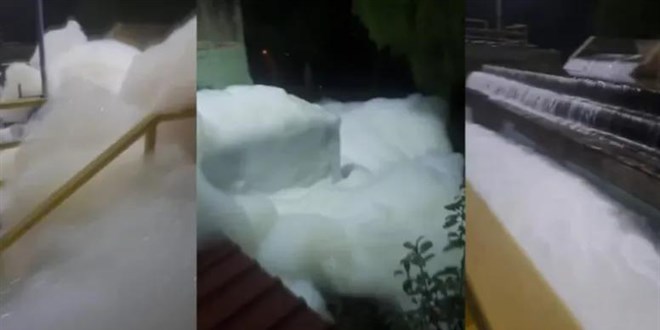 Yalova'da sular köpürdü: Bakanlıktan açıklama geldi