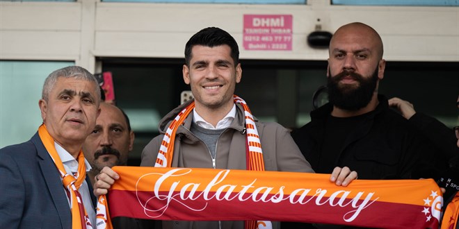Alvaro Morata, Galatasaray için İstanbul'da