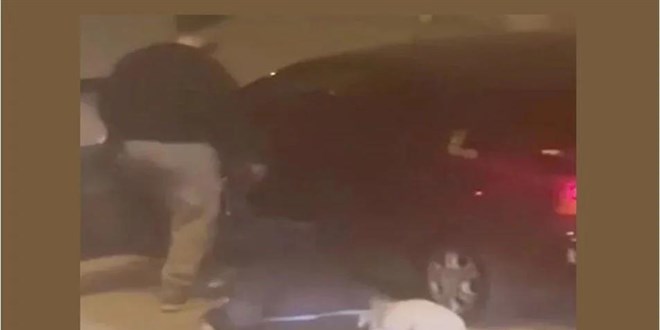 Kız arkadaşını dövüp, köpeğini tekmeleyen şüpheli tutuklandı