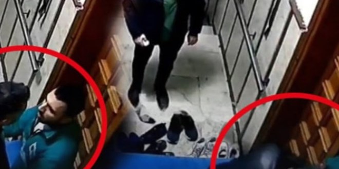 Caminin temizlik görevlisini darbeden kick boksçu tutuklandı