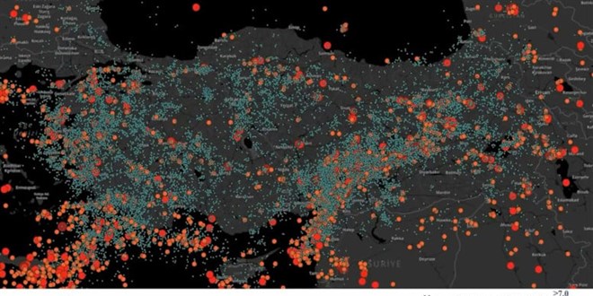Türkiye ve çevresi 6 Şubat'tan bu yana 107 bin kez sallandı