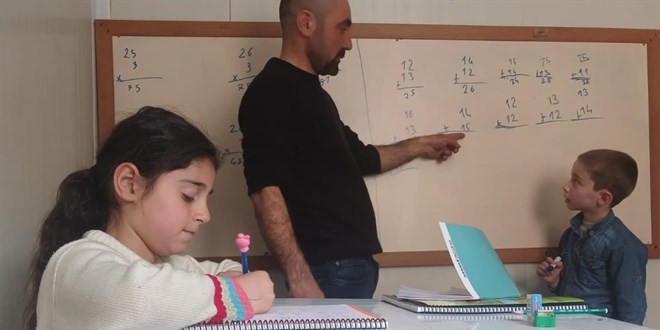 Van'da iki öğrencili okulda eğitim başladı