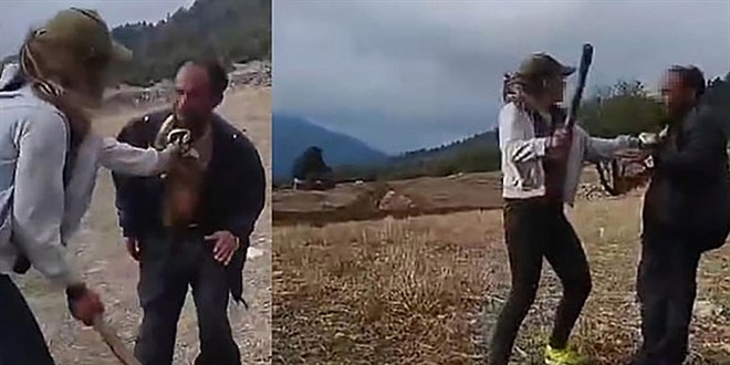 Bakanlık açıkladı: Çobanı sopayla döven kız kardeşler tutuklandı