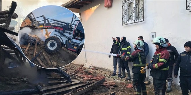 Yangın 5 eve daha sıçradı! Vali'den açıklama geldi