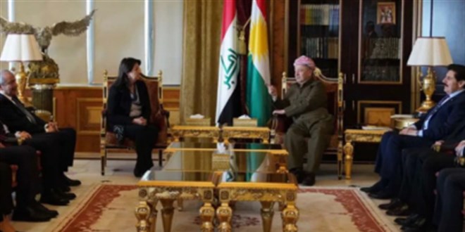 DEM Parti heyeti, KDP lideri Barzani ile görüştü