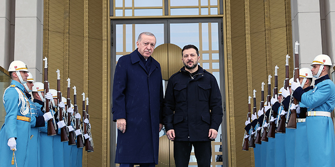 Erdoğan, Ukrayna Devlet Başkanı Zelenskiy ile görüştü