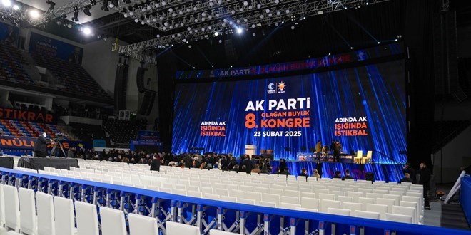 AK Parti 8. Olağan Büyük Kongresi yarın yapılacak: Hazırlıklar tamamlandı