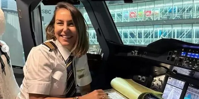 Dünya'nın en büyük yolcu uçağının kaptan koltuğunda ilk Türk kadın pilot