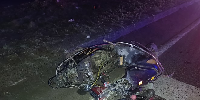 Kazaya karışan motosikletin sürücüsü, başka aracın çarpması sonucu öldü