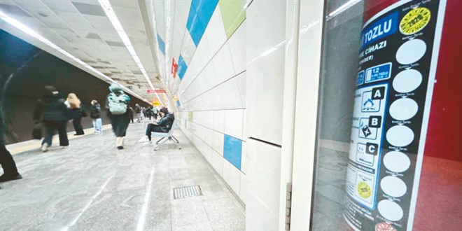 Ankara metrosunda yangın tüpleri 2016'dan kalma