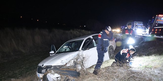 Aksaray'da trafik kazası: 1 ölü, 2 yaralı