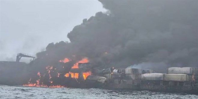 Kuzey Denizi'nde Kargo Gemisi ve Tanker Çarpıştı