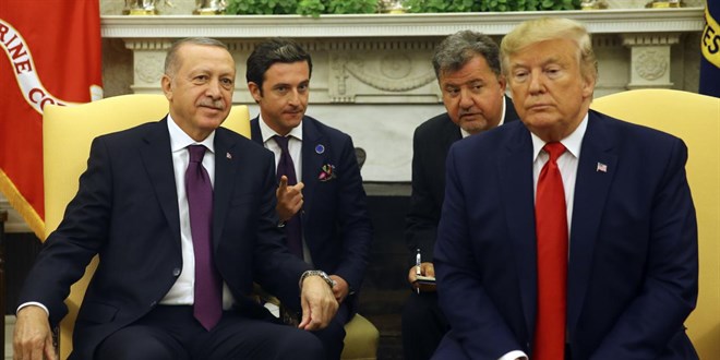 Cumhurbaşkanı Erdoğan, Trump ile görüştü