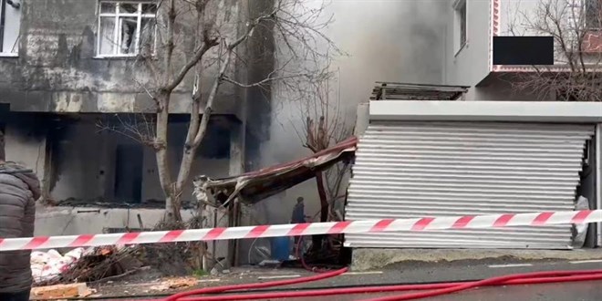 Çerkezköy'de binada doğal gaz patlaması! Yaralılar var