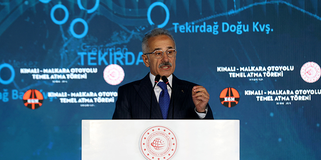 Kınalı-Malkara Otoyolu Marmara'ya Güç Katacak